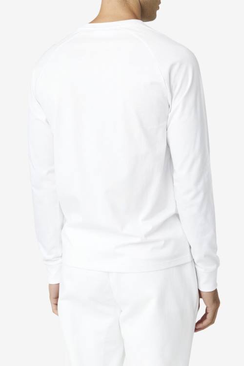 Fila Flynn Long Sleeve Tee Naisten T Paidat Valkoinen | Fila590IZ