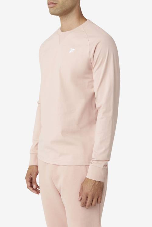 Fila Flynn Long Sleeve Tee Naisten T Paidat Pinkki | Fila592EI