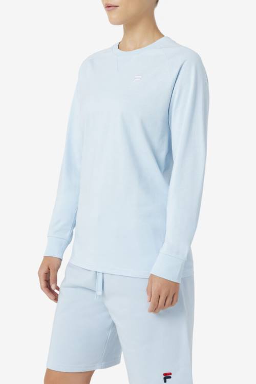 Fila Flynn Long Sleeve Tee Naisten T Paidat Vaaleansininen | Fila687BA