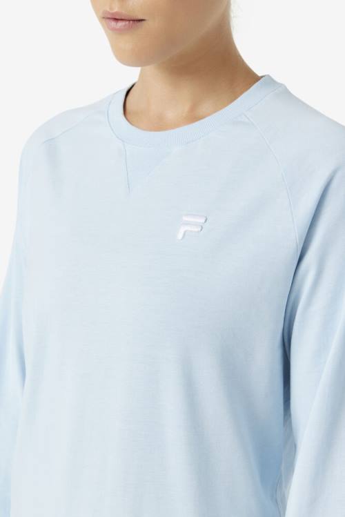 Fila Flynn Long Sleeve Tee Naisten T Paidat Vaaleansininen | Fila687BA