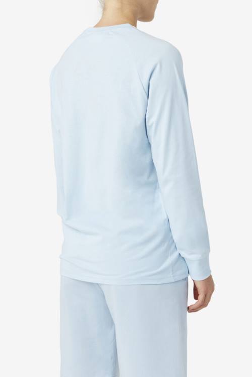 Fila Flynn Long Sleeve Tee Naisten T Paidat Vaaleansininen | Fila687BA