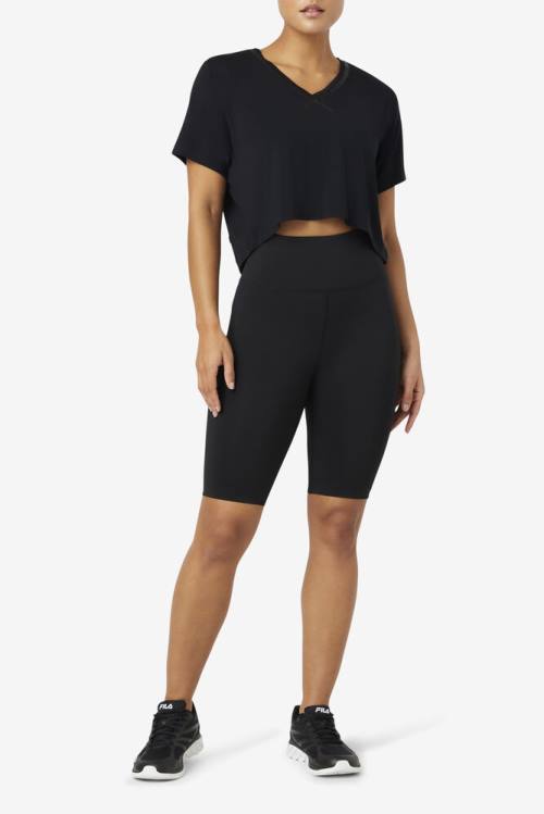 Fila Forza 8' Bike Naisten Shortsit Mustat | Fila376ZG