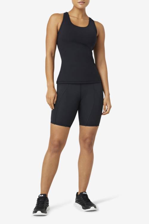Fila Forza 8' Texture Bike Naisten Shortsit Mustat | Fila054QV