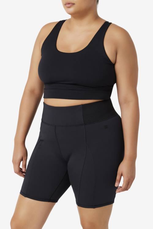 Fila Forza 8' Texture Bike Naisten Shortsit Mustat | Fila321FA