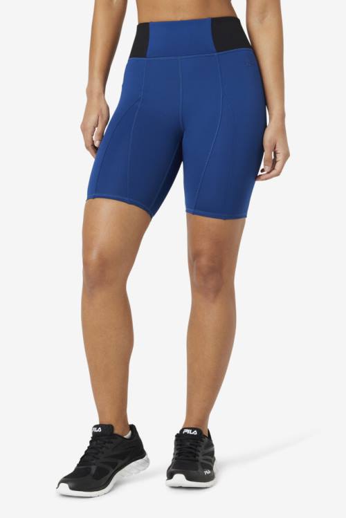 Fila Forza 8' Texture Bike Naisten Shortsit Laivastonsininen | Fila359FQ