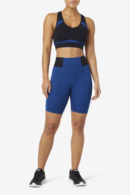 Fila Forza 8' Texture Bike Naisten Shortsit Laivastonsininen | Fila359FQ
