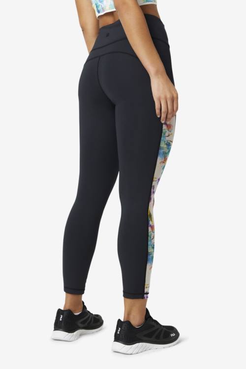 Fila Forza Contrast 7/8 Naisten Leggingsit Mustat | Fila301OJ