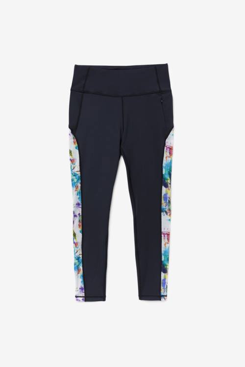 Fila Forza Contrast 7/8 Naisten Leggingsit Mustat | Fila301OJ