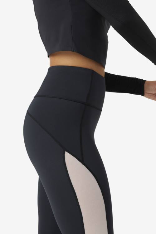 Fila Forza Contrast 7/8 Naisten Leggingsit Mustat Valkoinen | Fila320LU