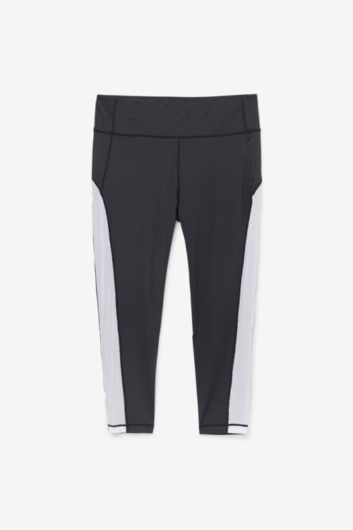 Fila Forza Contrast 7/8 Naisten Leggingsit Mustat Valkoinen | Fila625FE