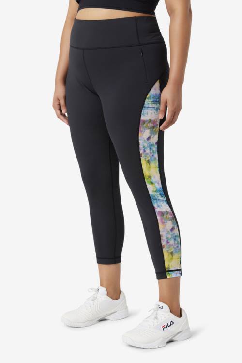 Fila Forza Contrast 7/8 Naisten Leggingsit Mustat | Fila692UF