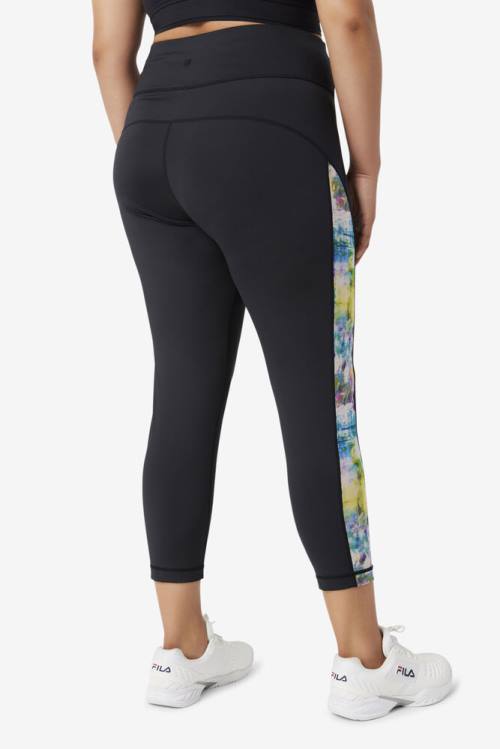 Fila Forza Contrast 7/8 Naisten Leggingsit Mustat | Fila692UF