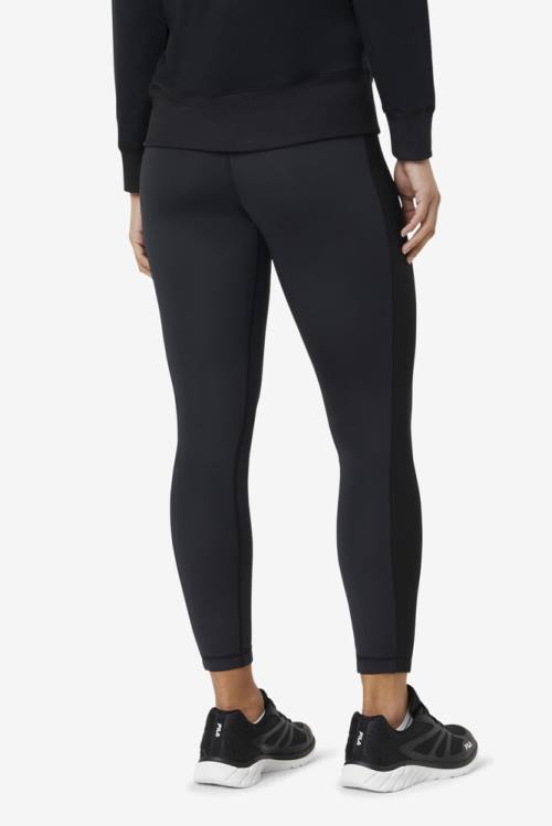 Fila Forza Texture High Vyötärö Naisten Leggingsit Mustat | Fila501NJ