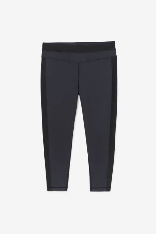 Fila Forza Texture High Vyötärö Naisten Leggingsit Mustat | Fila681WN