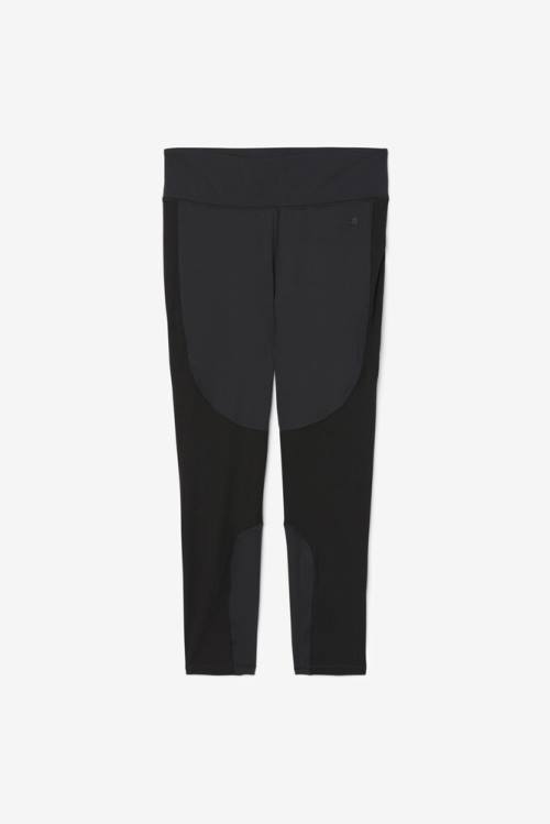 Fila Forza Textured Long Naisten Leggingsit Mustat | Fila325DV