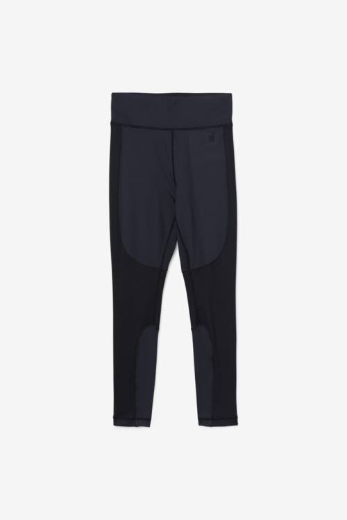 Fila Forza Textured Long Naisten Leggingsit Mustat | Fila846ZR