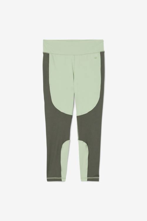 Fila Forza Textured Long Naisten Leggingsit Vihreä Ruskea | Fila987HI