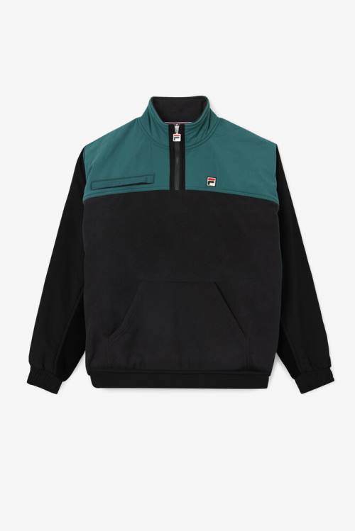 Fila Francisco Fleece Miesten Takki Mustat | Fila902NV