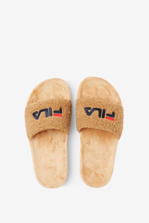 Fila Fuzzy Drifter Naisten Rantasandaalit Beige | Fila579SB