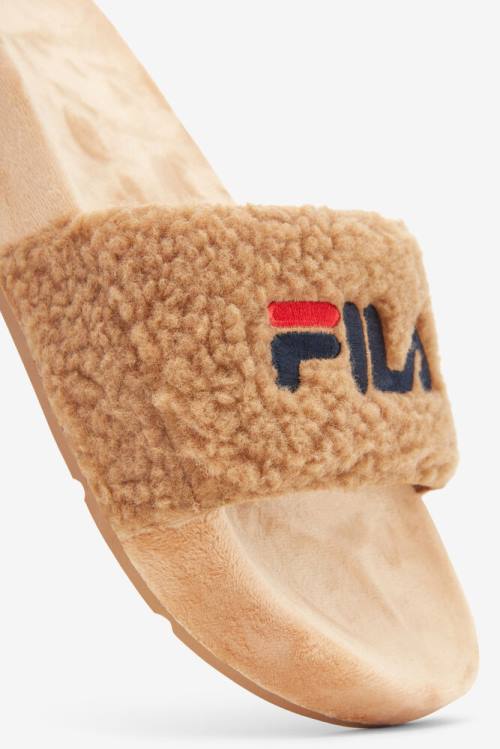 Fila Fuzzy Drifter Naisten Rantasandaalit Beige | Fila579SB