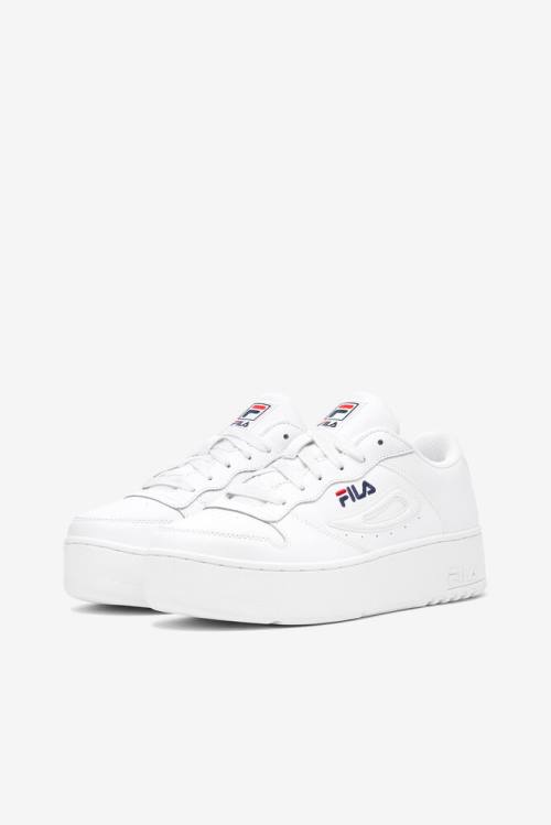 Fila Fx-115 Dsx Naisten Tennarit Valkoinen Laivastonsininen Punainen | Fila379VF