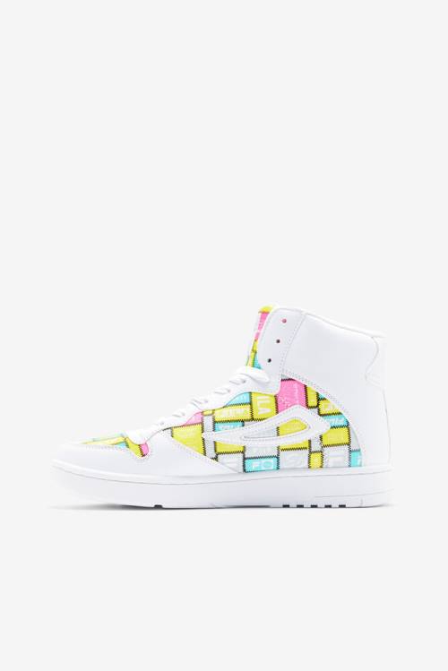 Fila Fx-dsx Mid Patchwork Naisten Tennarit Valkoinen Violetit | Fila265SH