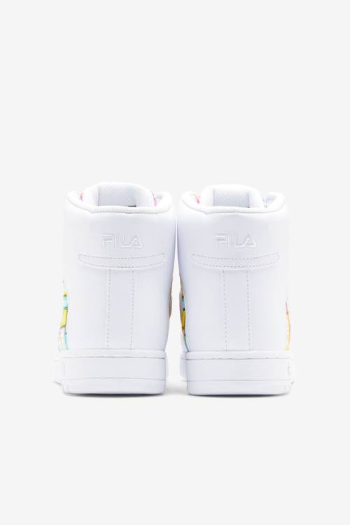 Fila Fx-dsx Mid Patchwork Naisten Tennarit Valkoinen Violetit | Fila265SH