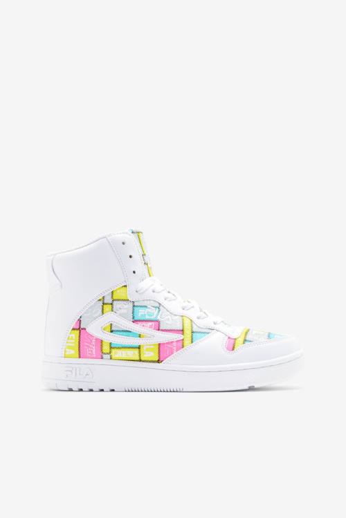 Fila Fx-dsx Mid Patchwork Naisten Tennarit Valkoinen Violetit | Fila265SH
