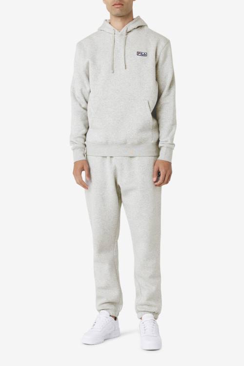 Fila Garin Jogger Miesten Housut Harmaat Valkoinen | Fila481EP