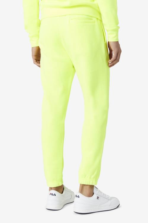 Fila Garin Jogger Miesten Housut Keltainen Mustat | Fila290DK