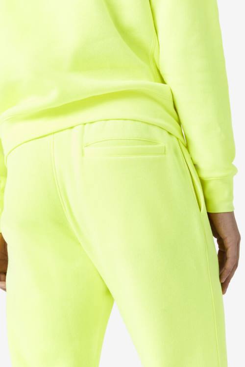 Fila Garin Jogger Miesten Housut Keltainen Mustat | Fila290DK
