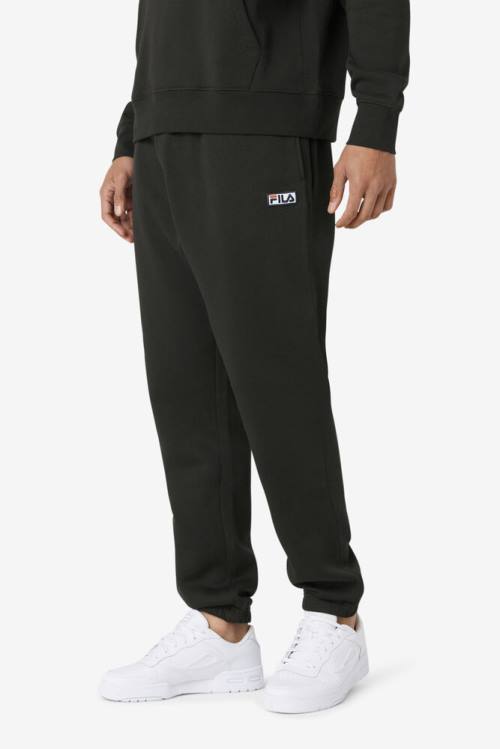 Fila Garin Jogger Miesten Housut Mustat Valkoinen | Fila054SB