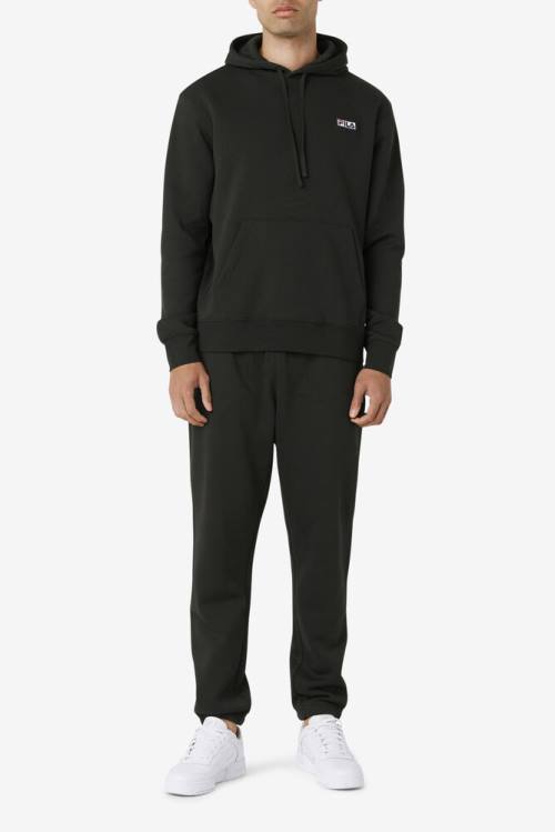 Fila Garin Jogger Miesten Housut Mustat Valkoinen | Fila054SB