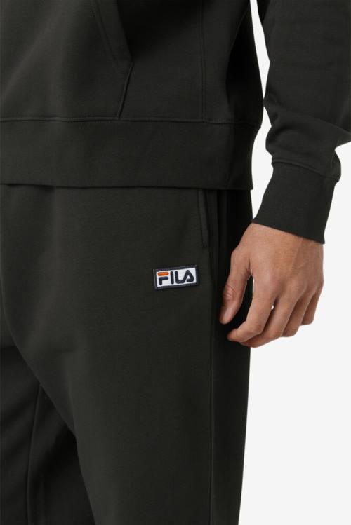Fila Garin Jogger Miesten Housut Mustat Valkoinen | Fila054SB