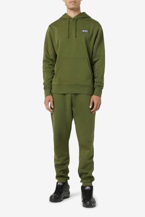 Fila Garin Jogger Miesten Housut Oliivinvihreä | Fila537YS