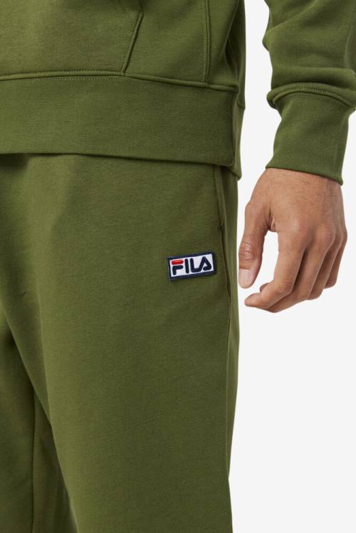 Fila Garin Jogger Miesten Housut Oliivinvihreä | Fila537YS