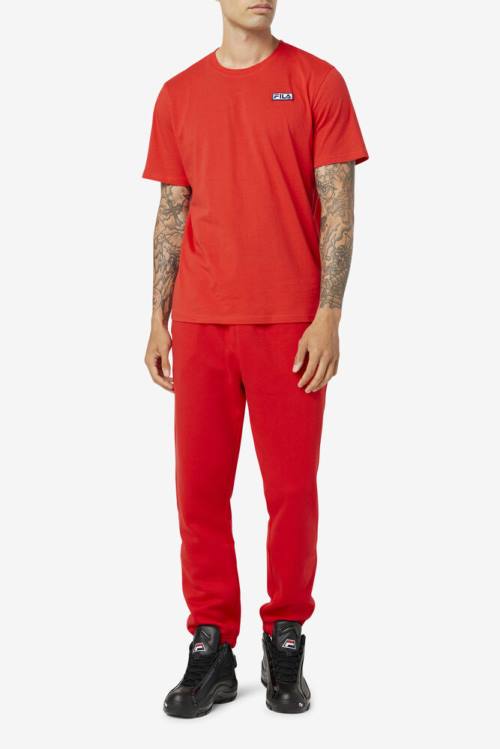 Fila Garin Jogger Miesten Housut Punainen | Fila517WC