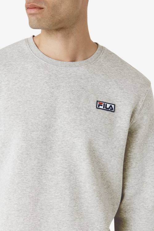 Fila Garran Crew Miesten Puserot Harmaat Valkoinen | Fila416VR
