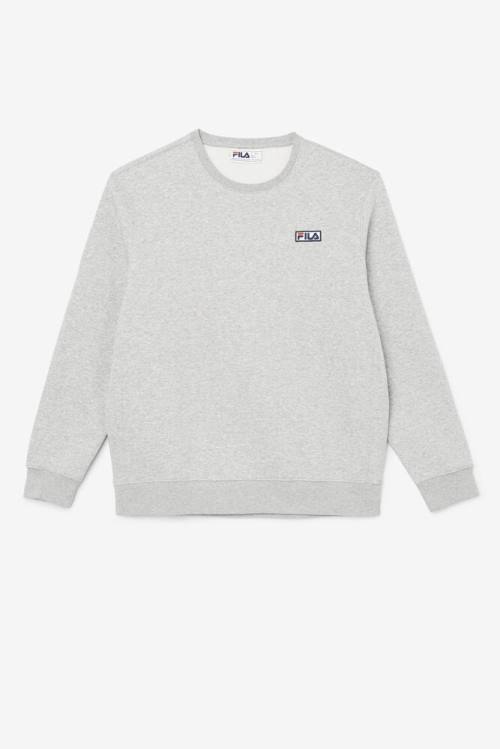 Fila Garran Crew Miesten Puserot Harmaat Valkoinen | Fila416VR