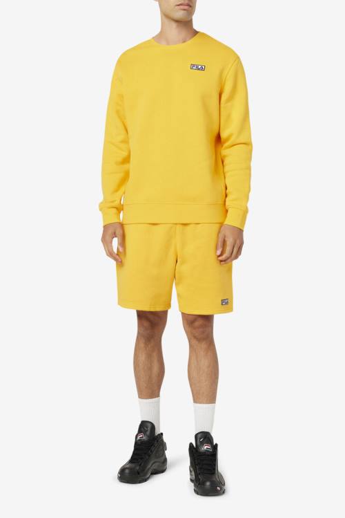 Fila Garran Crew Miesten Puserot Keltainen | Fila451WZ