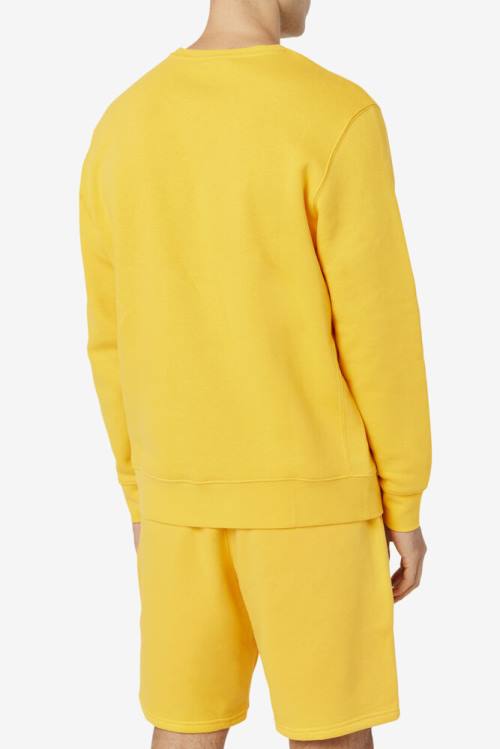 Fila Garran Crew Miesten Puserot Keltainen | Fila451WZ
