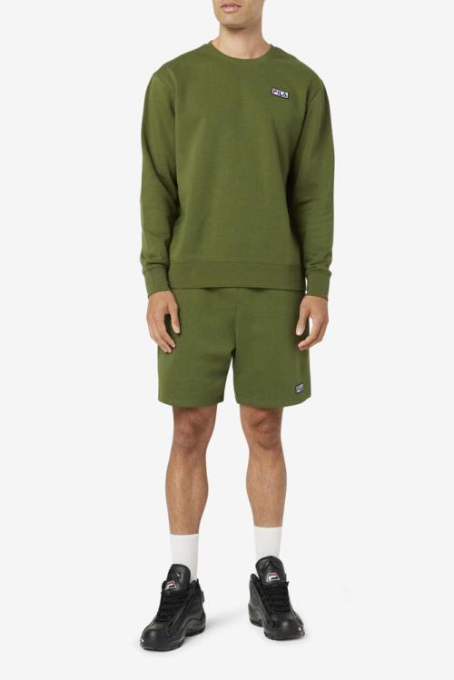 Fila Garran Crew Miesten Puserot Oliivinvihreä | Fila420WO