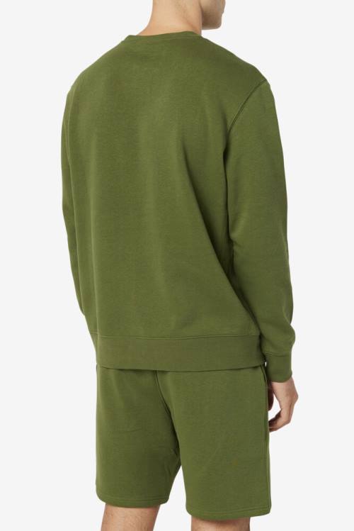 Fila Garran Crew Miesten Puserot Oliivinvihreä | Fila420WO