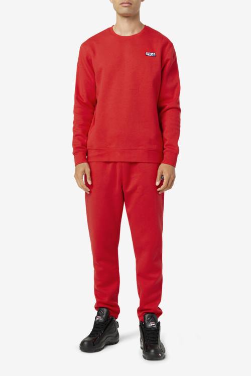 Fila Garran Crew Miesten Puserot Punainen | Fila941PI