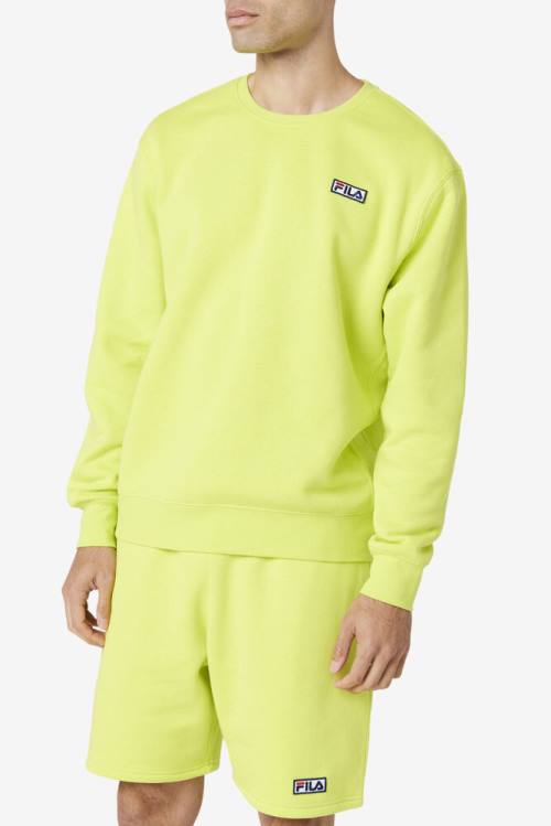 Fila Garran Crew Miesten Puserot Vaaleanvihreä | Fila285PA