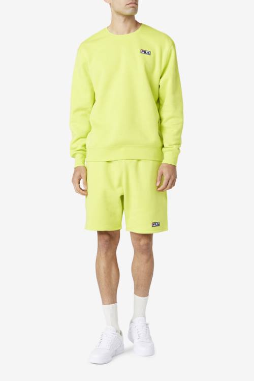 Fila Garran Crew Miesten Puserot Vaaleanvihreä | Fila285PA
