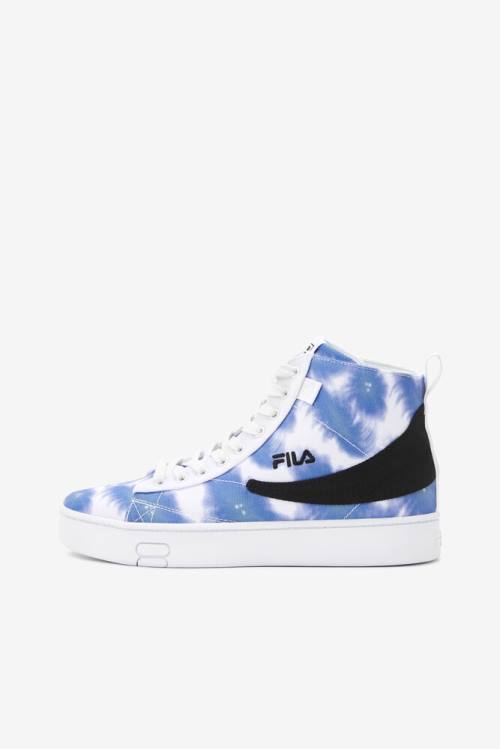 Fila Gennaio Tie Dye Naisten Tennarit Valkoinen Syvä Sininen | Fila157UJ