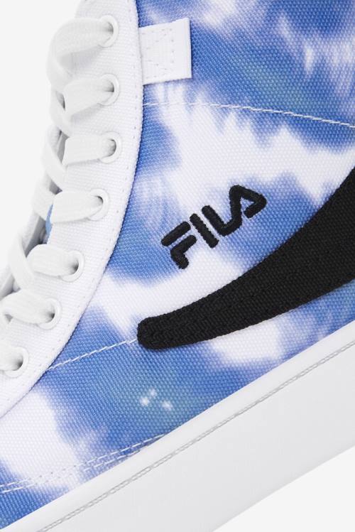 Fila Gennaio Tie Dye Naisten Tennarit Valkoinen Syvä Sininen | Fila157UJ