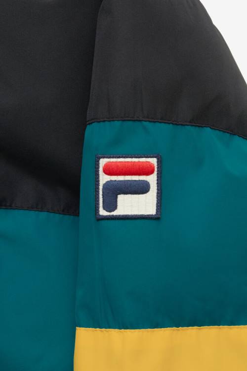 Fila Giovanni Puffa Miesten Takki Mustat Sininen Kultaiset | Fila365CQ