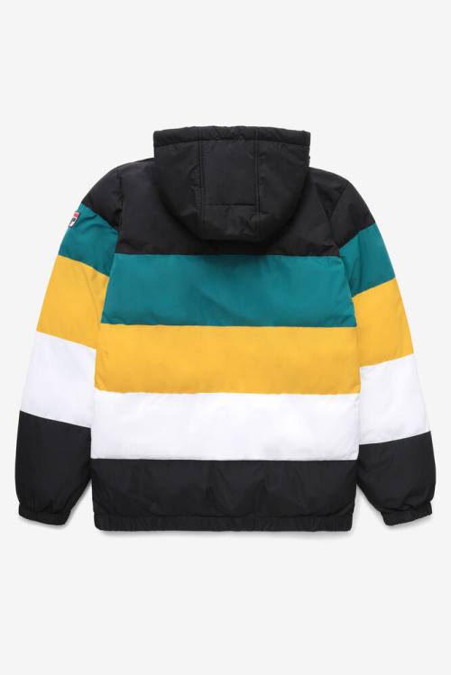 Fila Giovanni Puffa Miesten Takki Mustat Sininen Kultaiset | Fila365CQ